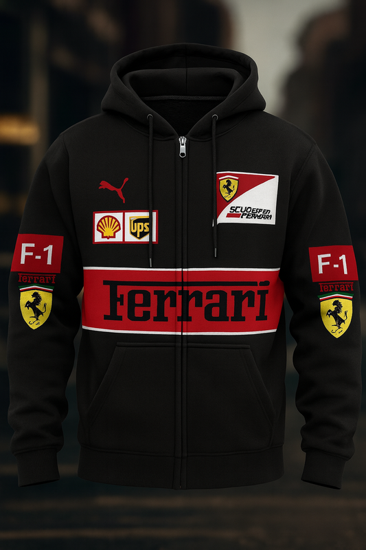 Racing Team Zip-Up Hoodie