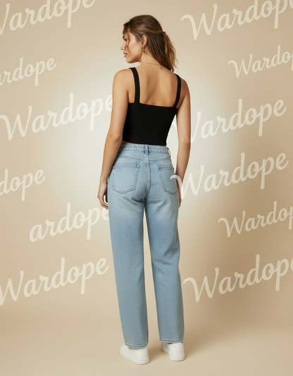 Women’s Black Heart Design Crop Top ( Exclusive Edition )