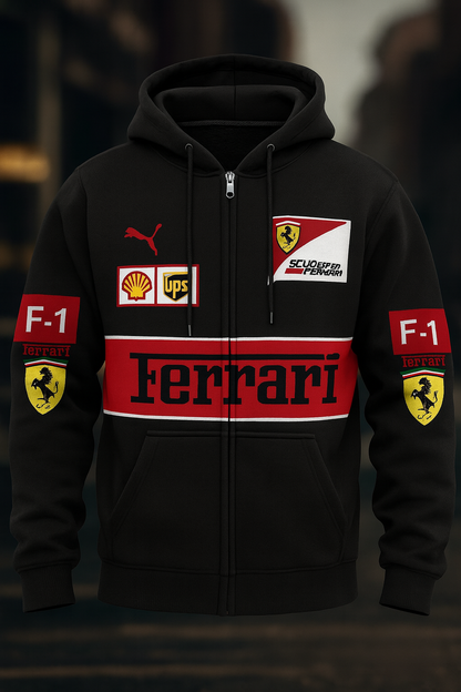 Racing Team Zip-Up Hoodie