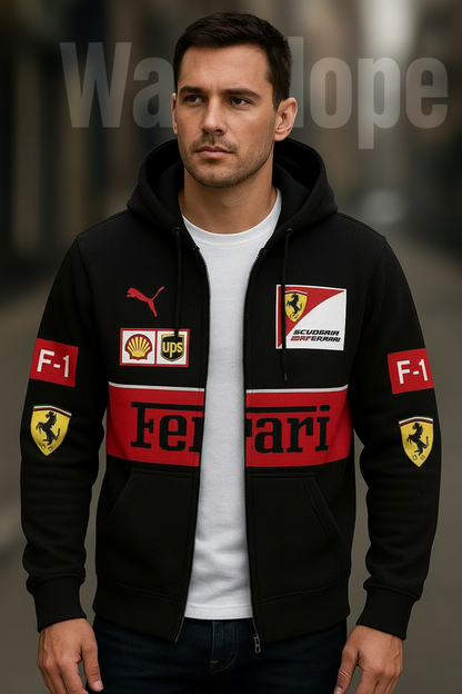 Racing Team Zip-Up Hoodie