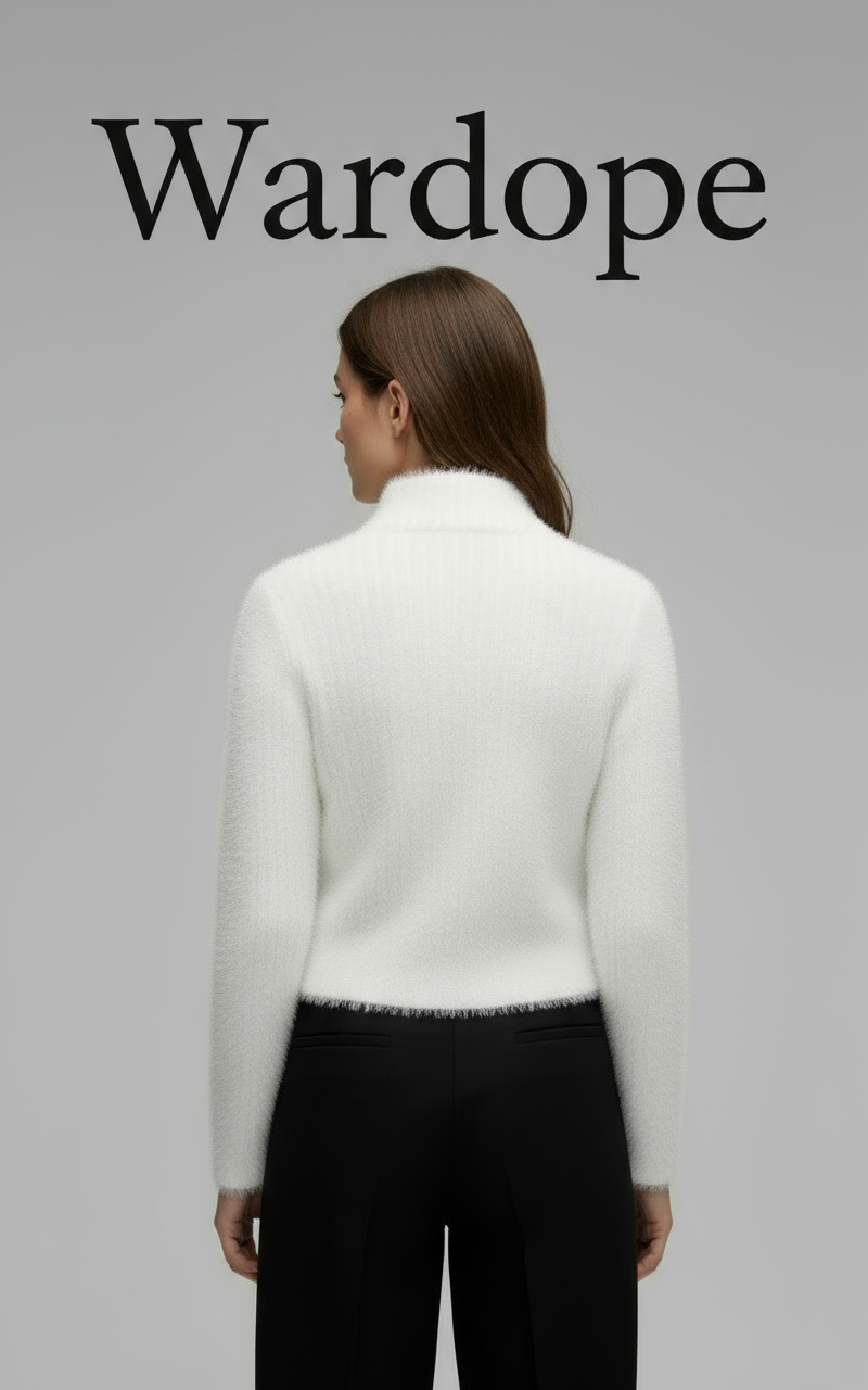 🤍 Cloud Soft Zip-Up Sweater – Arctic Haze( Exclusive Edition)