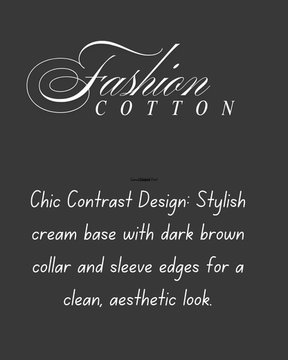 Wardope Cream &amp; Brown Heart&nbsp; T-Shirt