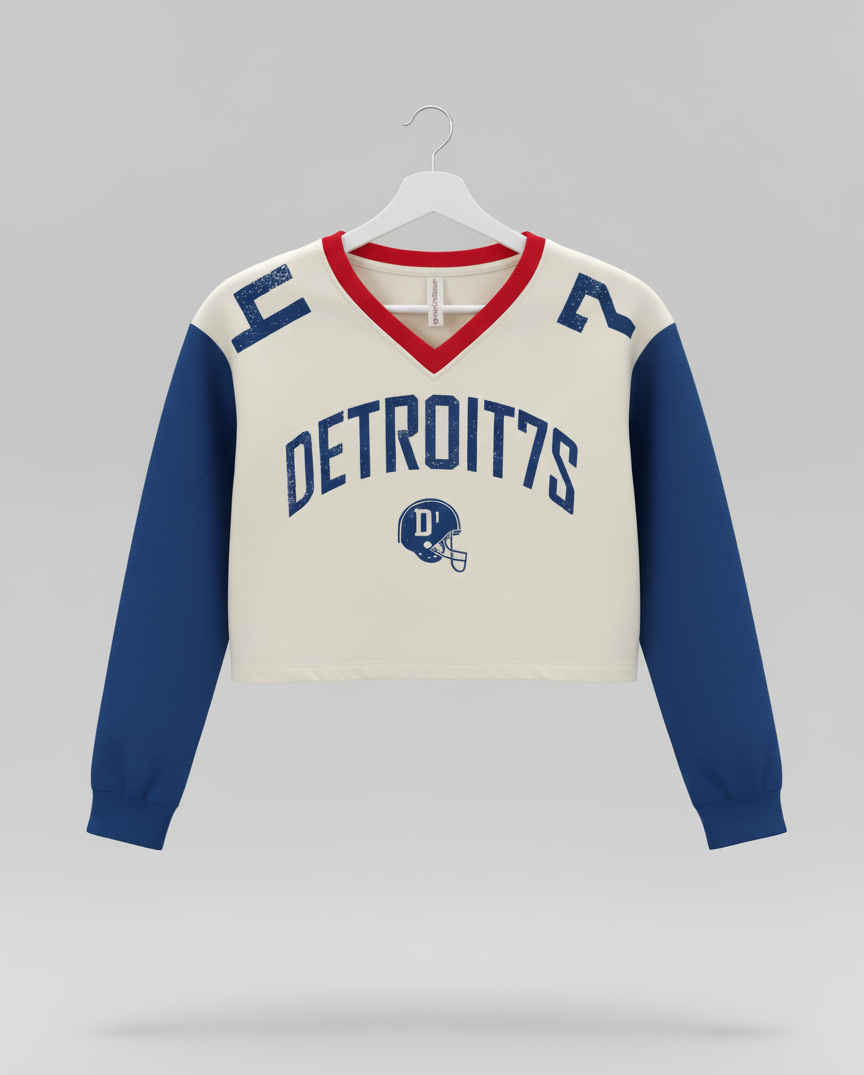 DETROIT7S Varsity Sweatshirt – Classic Retro ( Exclusive Edition)