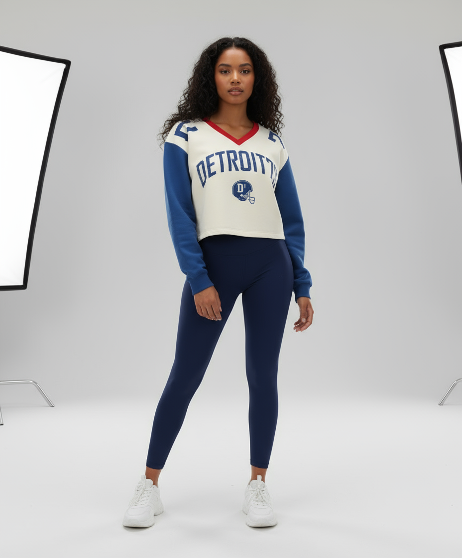 DETROIT7S Varsity Sweatshirt – Classic Retro ( Exclusive Edition)