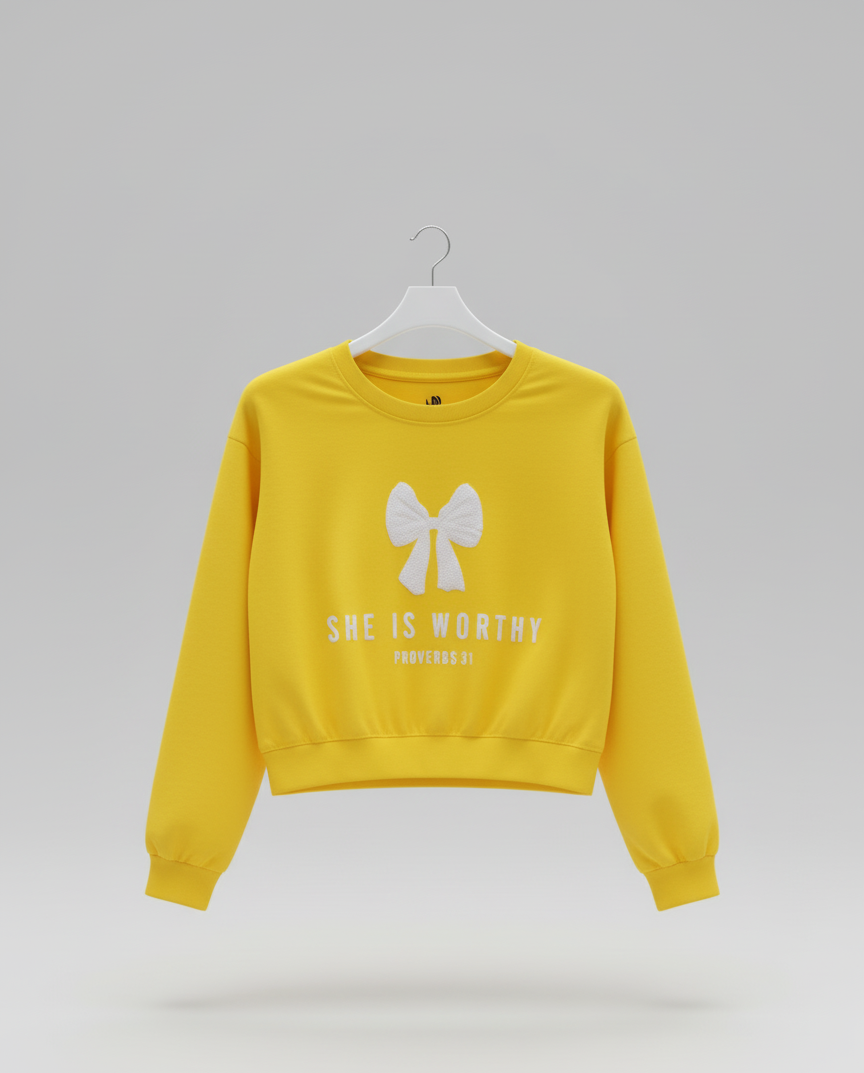 “She Is Worthy” Sweatshirt