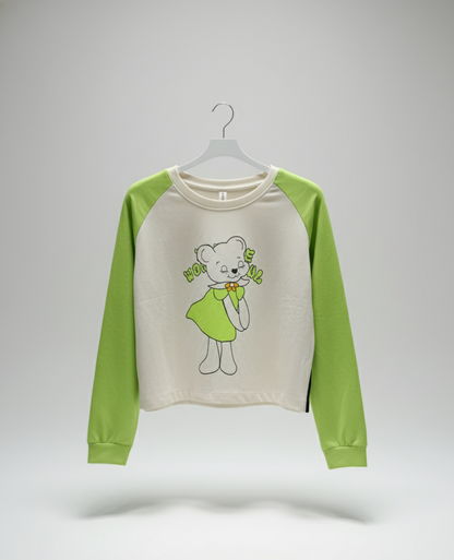 💚 Whimsical Bear Sweatshirt – Edition